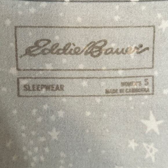 Eddie Bauer Gray & White Star Print Tank and Pajama Pants Set, size Small - Picture 7 of 10